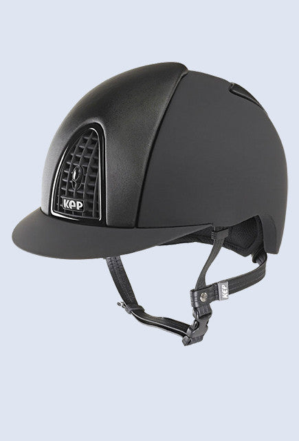 Kep Italia Cromo T Dressage black with black grid and black satin inserts - Uptown E Store