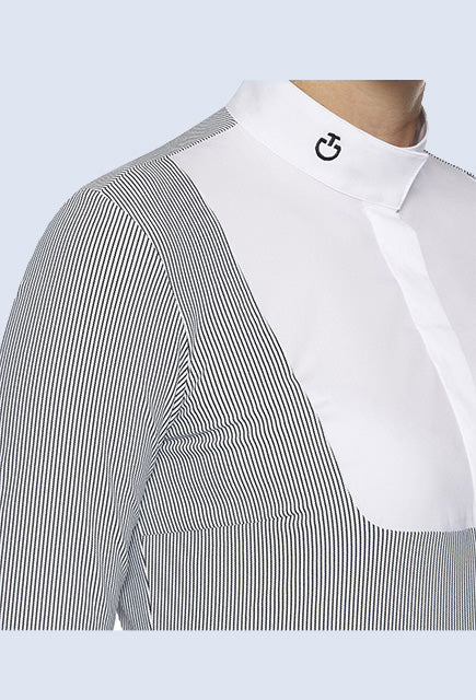 Cavalleria Toscana Women's technical long-sleeved shirt with bib