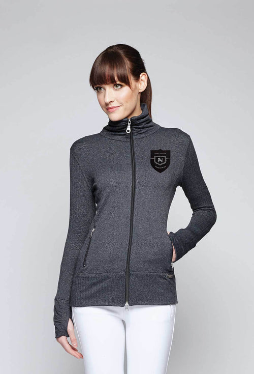 Noel Asmar Hampton Zip Up Jacket - Charcoal - Uptown E Store