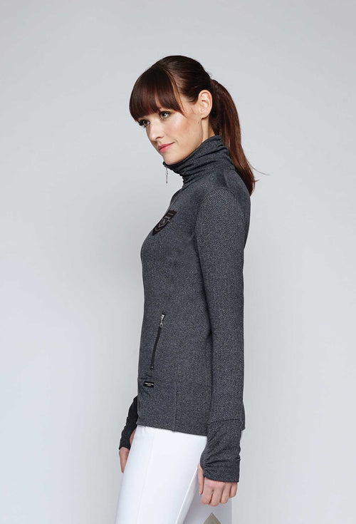 Noel Asmar Hampton Zip Up Jacket - Charcoal - Uptown E Store