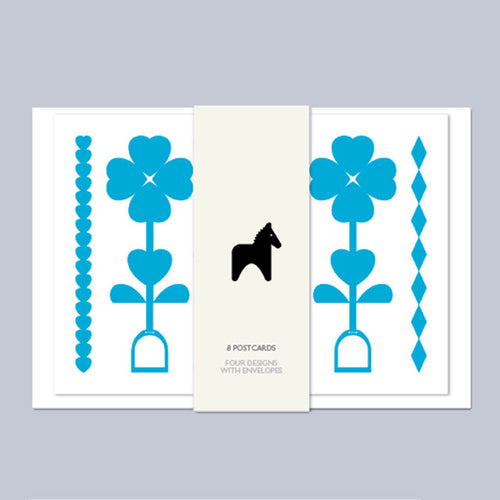 Leroy & Bongo Cards - Blue/Grey - Uptown E Store