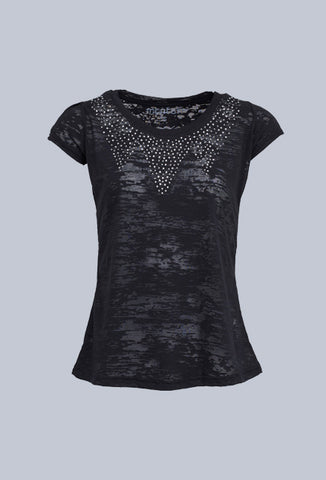 Montar T-shirt with sequin - Black