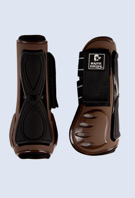 Majyk Equipe Vented Infinity Tendon Boot - Brown - Uptown E Store