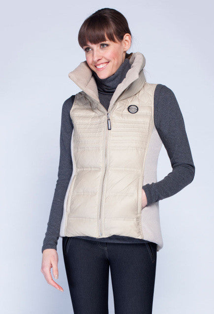 Noel Asmar 4 Seasons Down Vest- Champagne - Uptown E Store