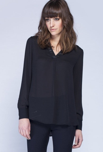 Noel Asmar Willow Blouse  - Black - Uptown E Store