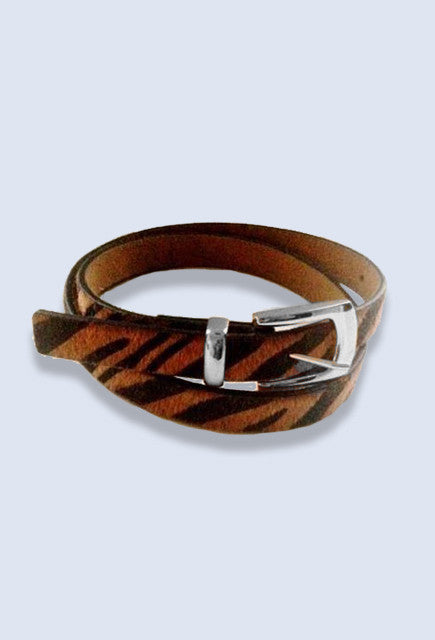 Montar Brown zebra Belt - Uptown E Store